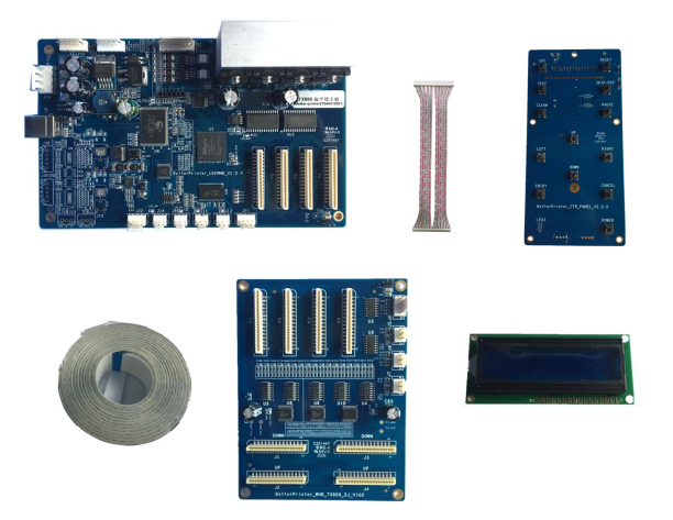 Струйный комплект Usb2.0 с двойной головкой TX800 для напольного принтера