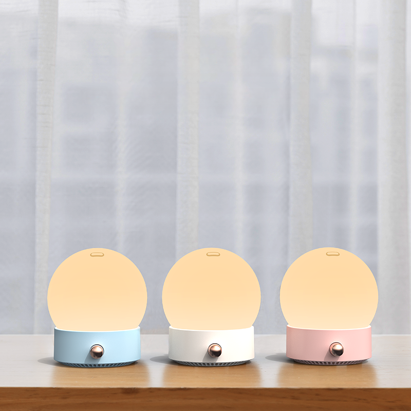 350ml Capacity USB Powered Ultrasonic Humidifier with Color Changing Light for Home Aroma Diffuser