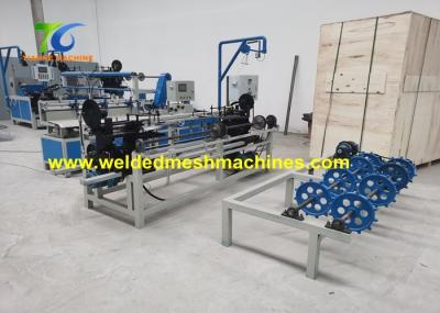 O elo de corrente dobro do PLC do fio que cerca fazendo a máquina 180m2/H torceu a malha