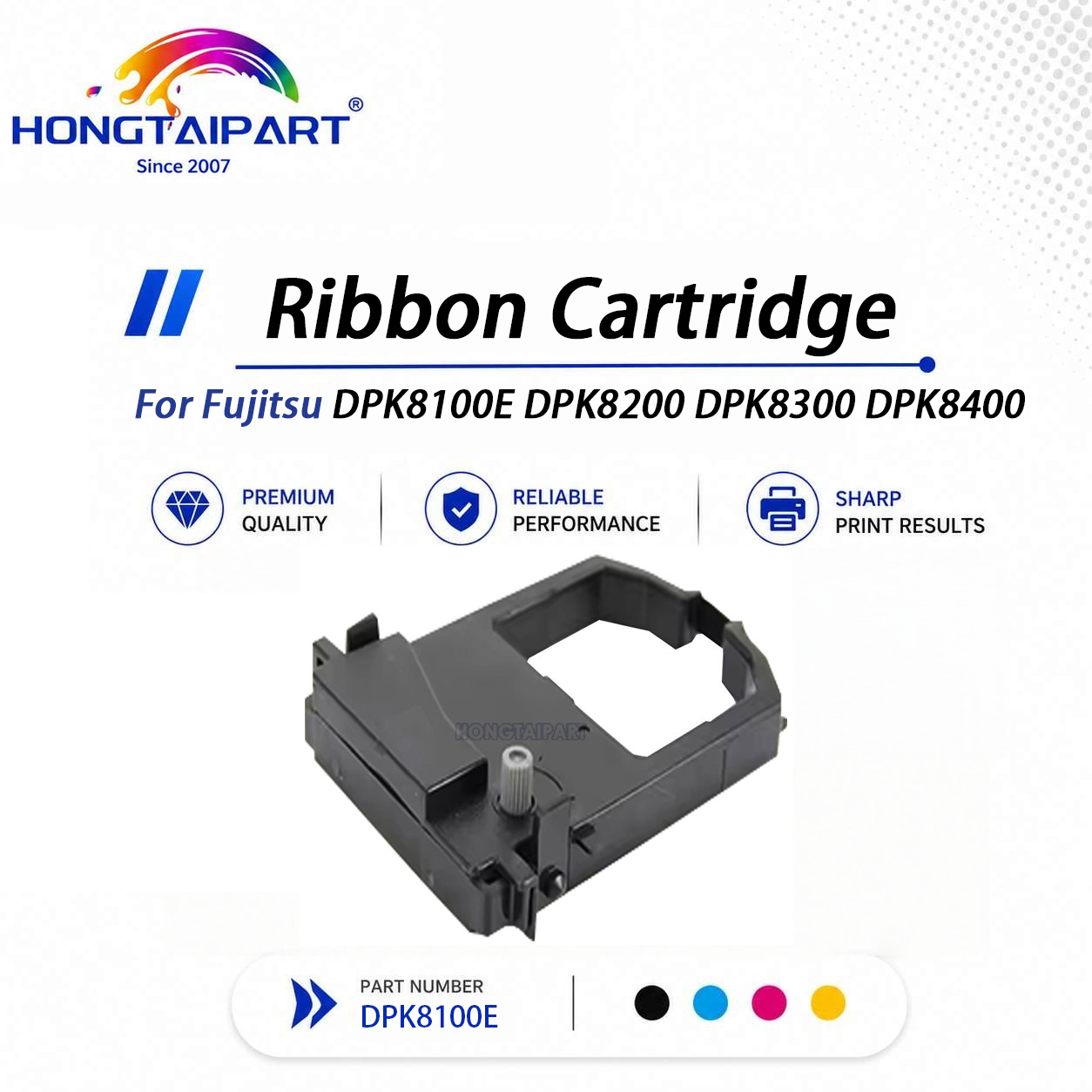 Wear-resistant DPK8100E Ribbon Cartridge Sharp Character Compatible For Fujitsu