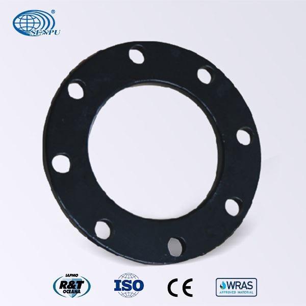 Metal Steel Stub PPR Flange Adaptor Black Silver for pharmaceutical industry