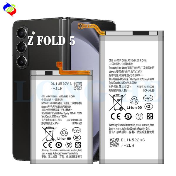 2020mAh 4.47V Batería de litio polimérico de protección de doble IC EB-BF946ABY EB-BF947ABY para Galaxy Z Fold5S M-F946B SM-F946U