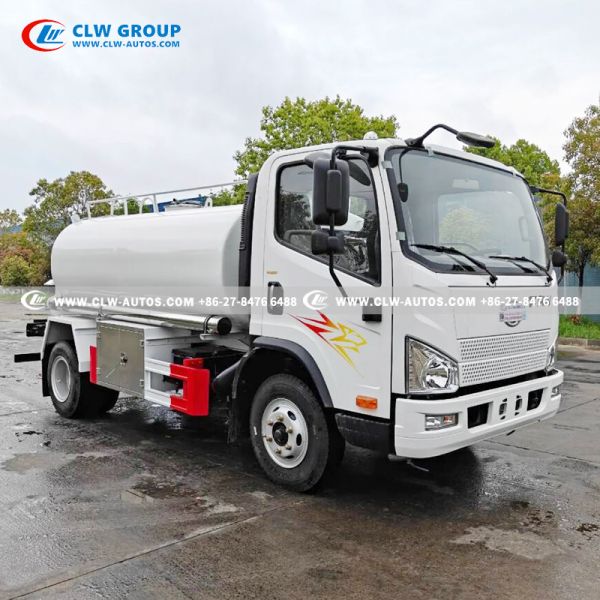 FAW 5m³ Capacity 304-2B Stainless Steel Water Sprinkler Truck with Euro III Engine for Municipal & Industrial Use
