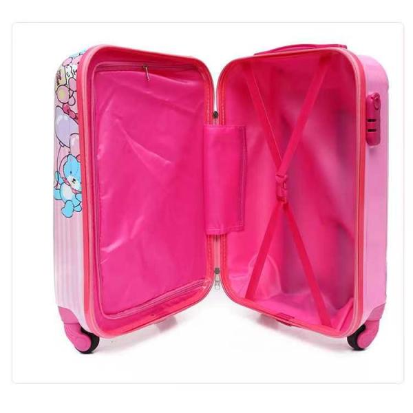 Практичный розовый детский мультсериал Прочный с четырьмя колесами