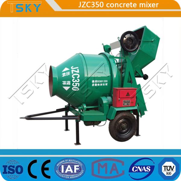 misturador JZC350 concreto industrial de 2810x2240x3070mm