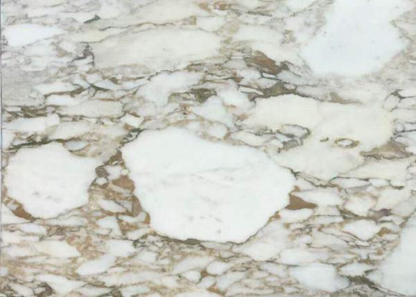Italian Fish Belly Gold Calacatta Oro Marble Tiles For Luxury Interior Decoration