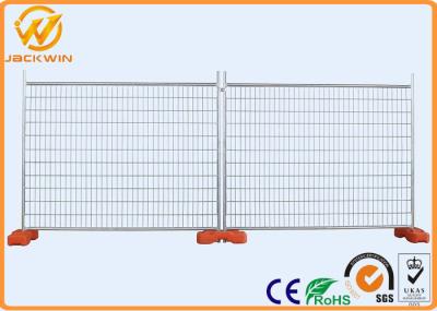Galvanized Welded Wire Mesh Standard Site Temporary Safety Fence Panel for Construction / Garden
