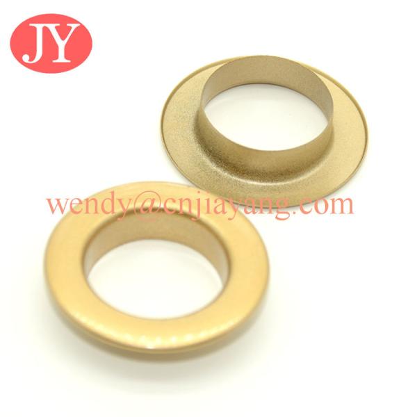 Different size enamel brass metal eyelet with color logo for garment