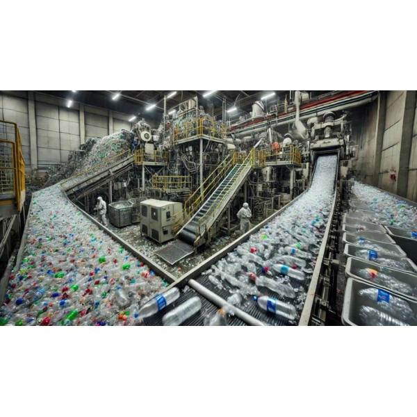 PET Recycling Machine Waste Used Plastic Flakes Washing Recycling Line