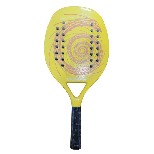 Beach Tennis Racket Full Carbon Professional Soft EVA Face Padel Tennis Racquet Adult Rackets