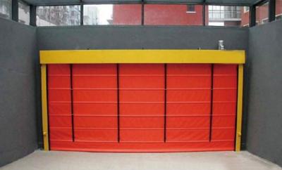 High Speed Performance Roller Shutter Spiral Security Garage Door with Fire Proofing Function