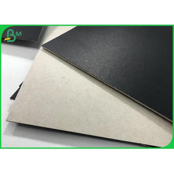 Papel gris de la cartulina de la caja del material 1.5m m de la paja negra 2m m gruesa rígida de la arcilla