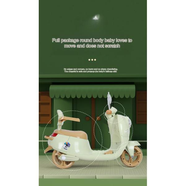 OEM ODM Boys Girls Electric Three Wheel Motorcycle Rechargeable Tricycle 6volt