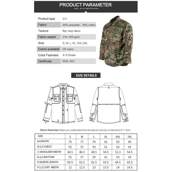 Tactical Camouflage Combat Uniform Custom Military Woodland Camouflage Uniform