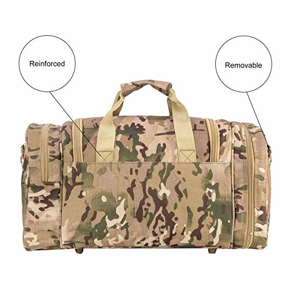 Lightweight Military Tactical Bag Travel Duffle Bag With Shoes Compartment
