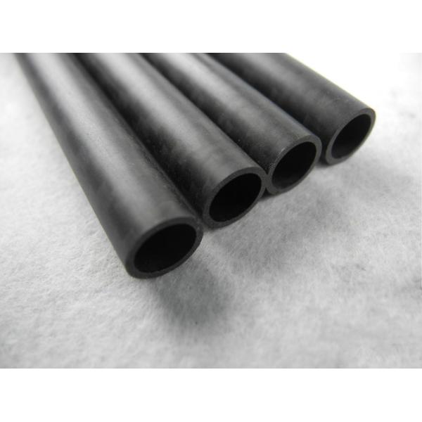 Tubería mate de la fibra de carbono de poste de la tela cruzada telescópica del uso