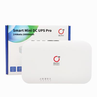 OLAX D8 pro Smart MIni UPS 12V 74WH 20000mah Portable UPS Backup for wifi router