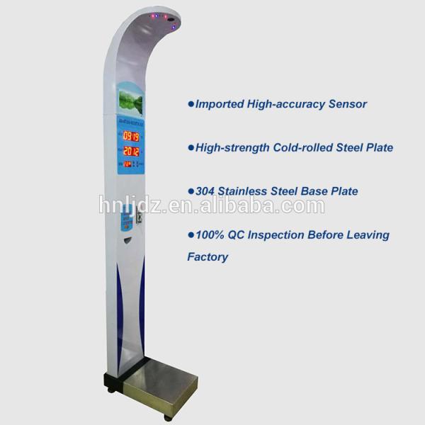 ODM Customization Height Weight Body Fat Measuring Machine with Coin-Operated Function