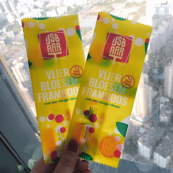 OEM matte finished food grade ice cream popsicle packaging bag freeze packaging