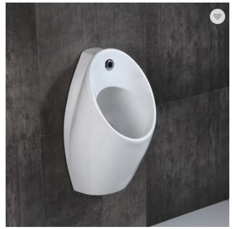 Top Spud Men Urinal Toilet Gravity Flushing Wall Hung Urinal Installation