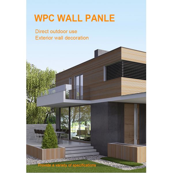 High Quality Versatile Fluted Panel Wpc Wall Panel Interior Decoration Wood Plastic Panel