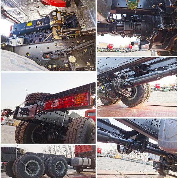 600L Howo Tractor Head 180kw Shacman H3000 Tractor Head Red