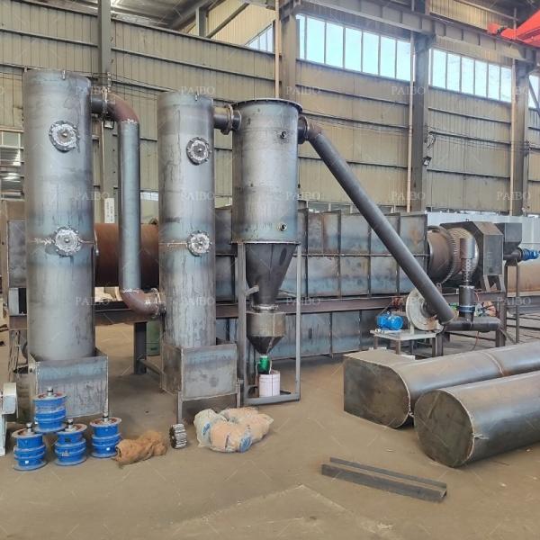 Máquina de Fabricação de Carvão Amigável ao Meio Ambiente Biocarbono de Cascas de Arroz e Pó de Carvão