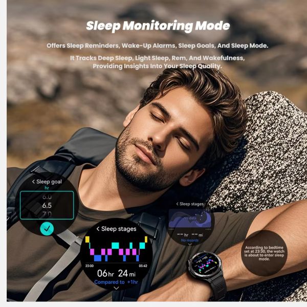Eraysun Factory Fashion Sports Smartwatch 480Mah GPS Sport HD Call Compass Altitude Waterproof Health Wireless Smart Watches