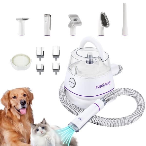Clippers Blades Kit profissional de limpeza de cães e gatos Set de escova de pinos de vácuo