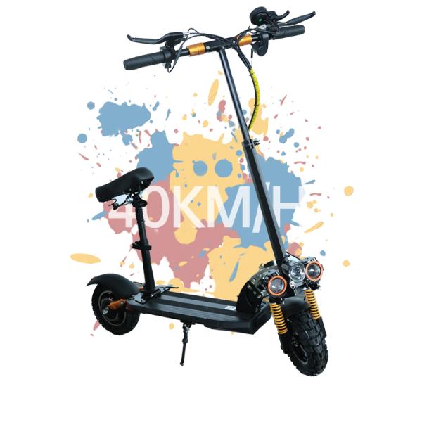 350W Rear Disc Break 8.5Inch Tire Foldable Dual Driving Folding Electric Bike Scooter