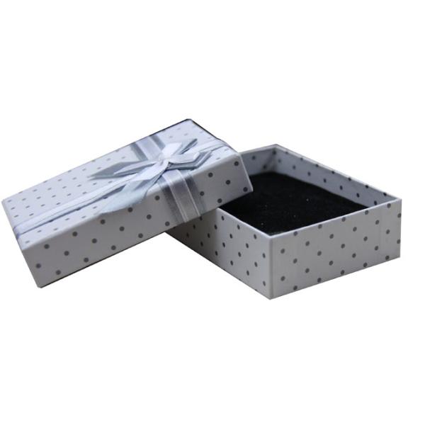 Cardboard Folded Press Paper Gift Boxes With Lid And Ribbon Butterfly Bow