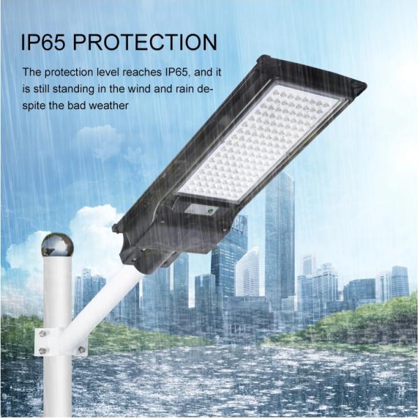 Waterproof ip65 outdoor garden park lighting SMD iron 80w 120w integrated all in one led solar street lights