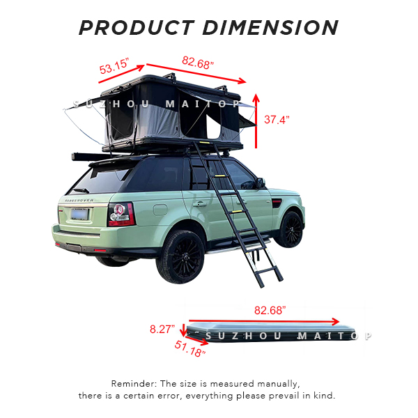 Наружные большие автомобильные верхние палатки для кемпинга для 4 человек