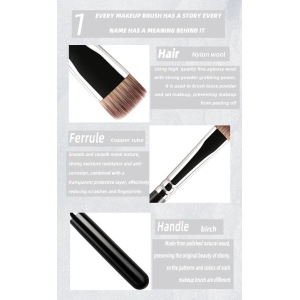 A63 Private Label Single Flat All Skin Eyeshadow Concealer Brush For Face (Особое торговое маркирование)