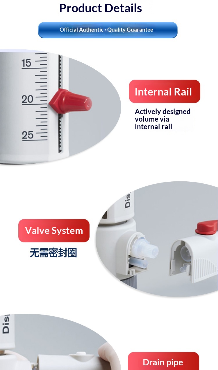Bottle Top Dispenser Titration Device Dispensette Digital Vernier Organic Universal Trace Package One Made in Other Country