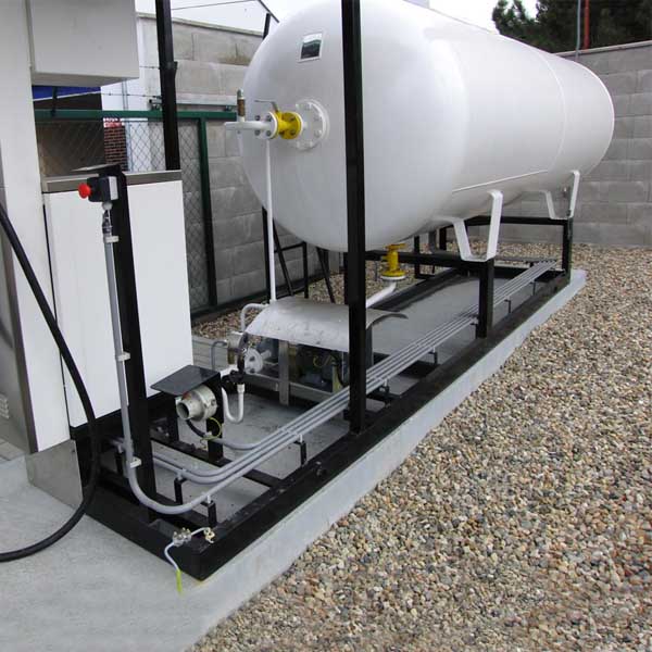 5.5kw LPG Gas Filling Station 5-30m3 Autogas Skid Mounted