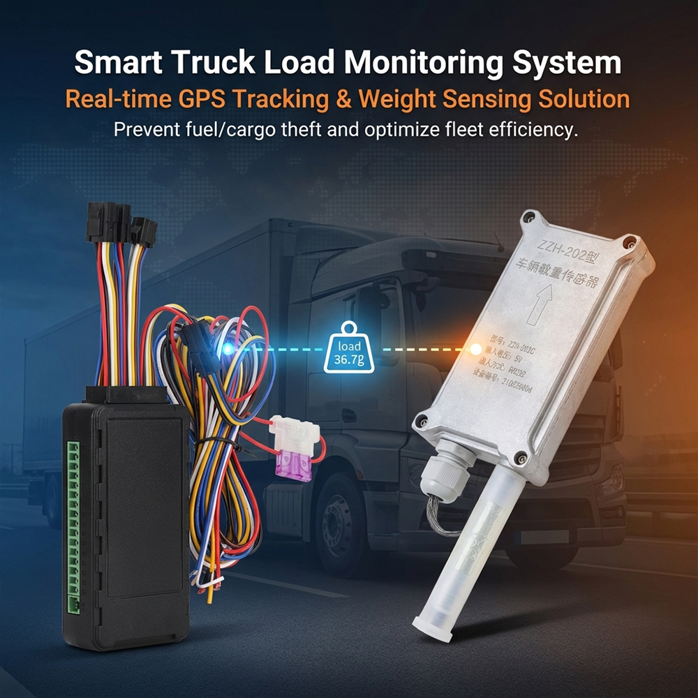 High-Value Mineral Transport Secure Truck Payload Sensor with Anti-Tamper GPS Tracking System