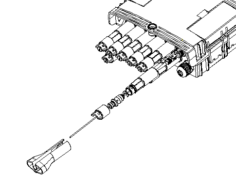 Pre-connection fast connector B