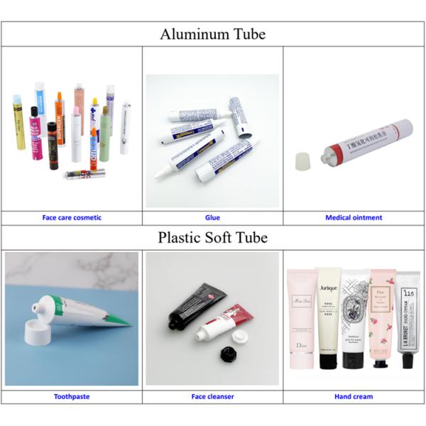 Cosmetic Lotion Hand Cream Glue Aluminum Tube Filling Crimping Machine