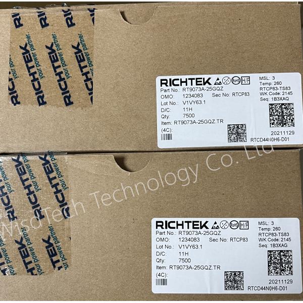 RT9073A-25GQZ LDO Регуляторы напряжения 1A IQ 250mA Линейный регулятор с низким напряжением