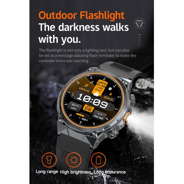 AK81 Smart Watch for Sports IP68 Waterproof 1.46