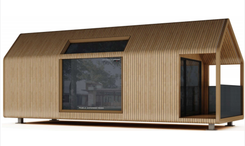 High Quality A-Frame Prefab Steel Structure Durable Modern Design Triangle House for Villa Resort Fast Living Room Workshop