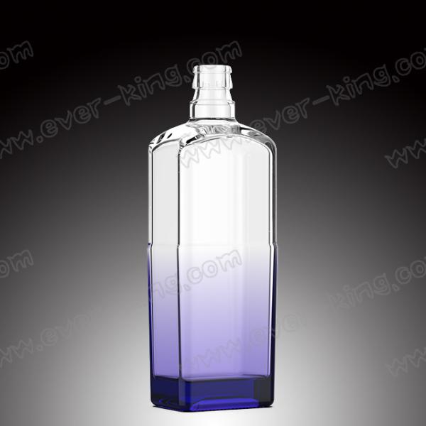 High Flint Glass Bottle 700ml For Vodka Wine Liquor