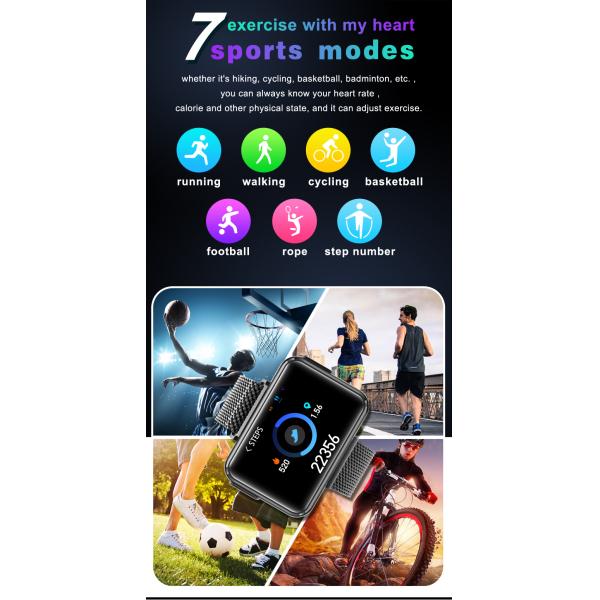 Дозор отслежывателя фитнеса женщин людей wristband кровяного давления тарифа сердца браслета Шэньчжэня умный