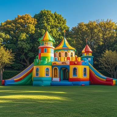 16'L X 13'W X 10'H Blower inflável de festa Castelo Bounce House Gigante Slide Inflável Poderoso Blower aprovado pela UL