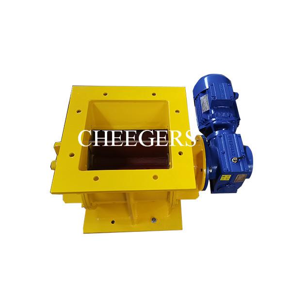 11KW Rotary Discharge Valve 3 Tons/hr Carbon Steel Bulk Material Conveying