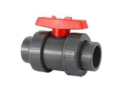 Durable Nontoxic 2 Inch Union Ball Valve , Multiscene PVC Ball Valve Union Type