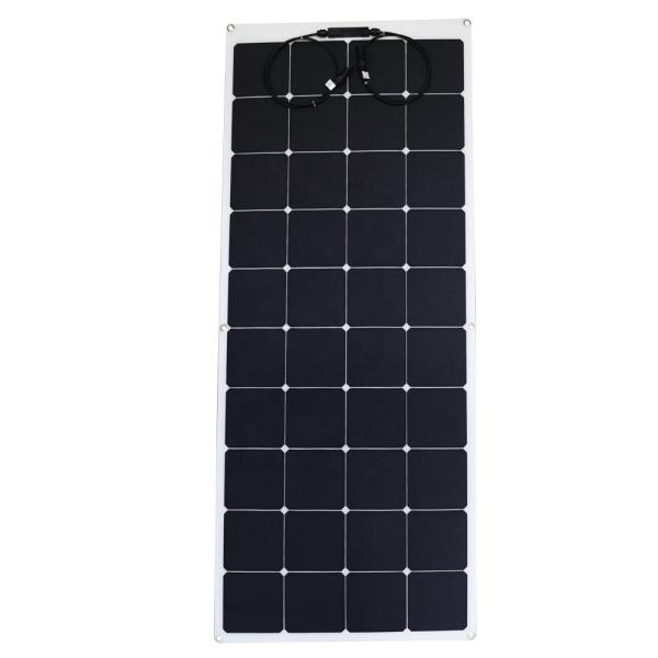 12V 170W paneles de energía solar flexibles para carga de baterías Caravana de barco RV