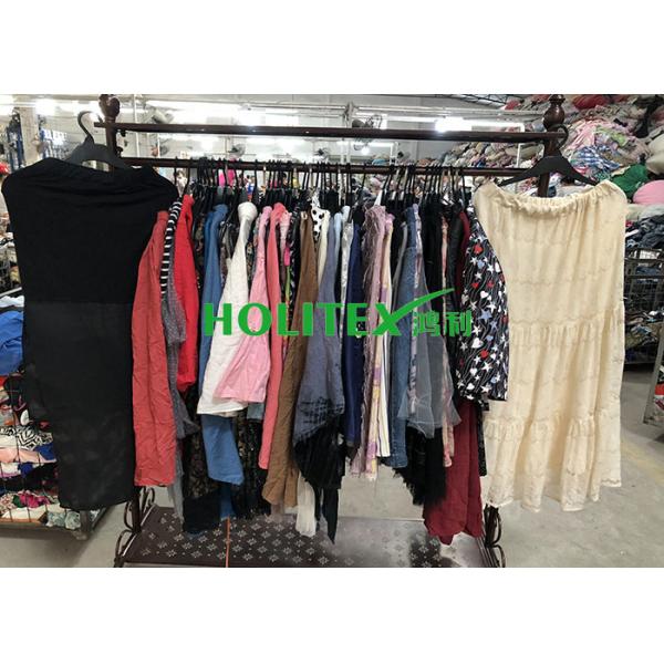 Holitex Used Womens Clothing , Good Quality Second Hand Clothes Ladies Cotton Skirts