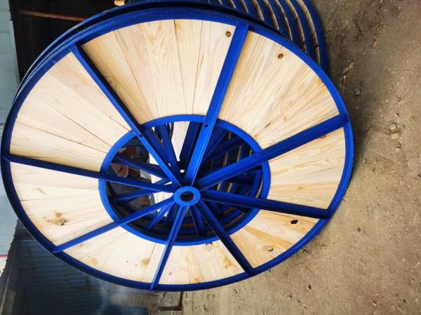 Empty Big Wooden Cable Reel Wood Cable Spool ISPM-15 Certified